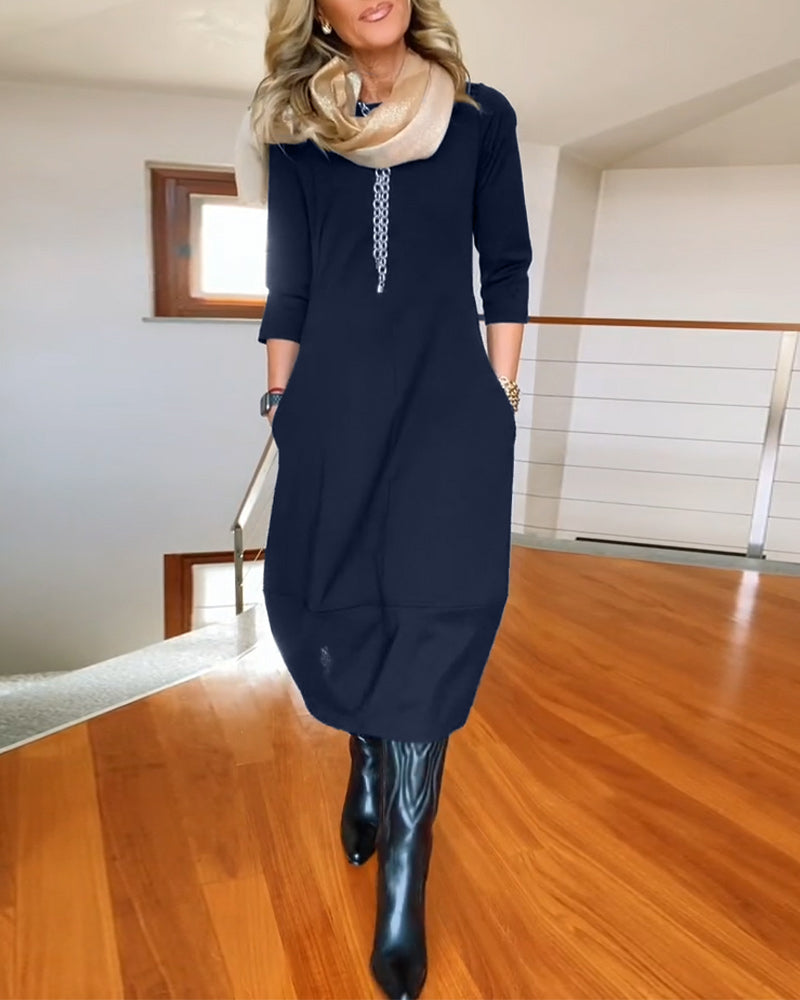 Astrid | Elegant og Komfortabel Kjole