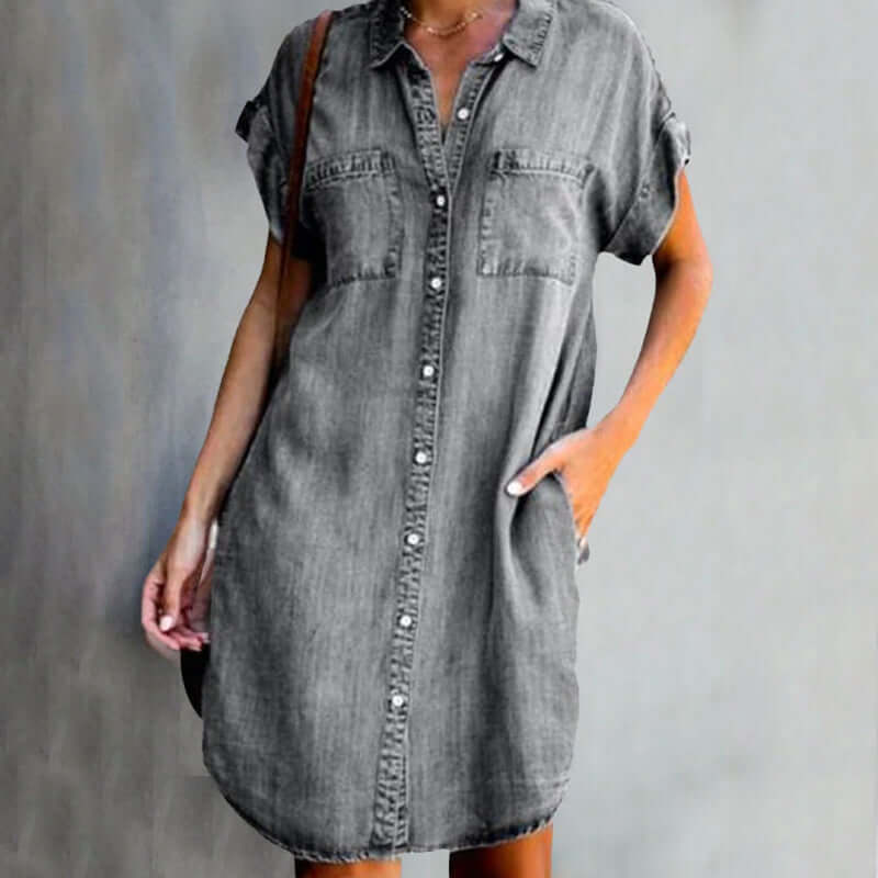 Unni | Enkel og elegant denimkjole