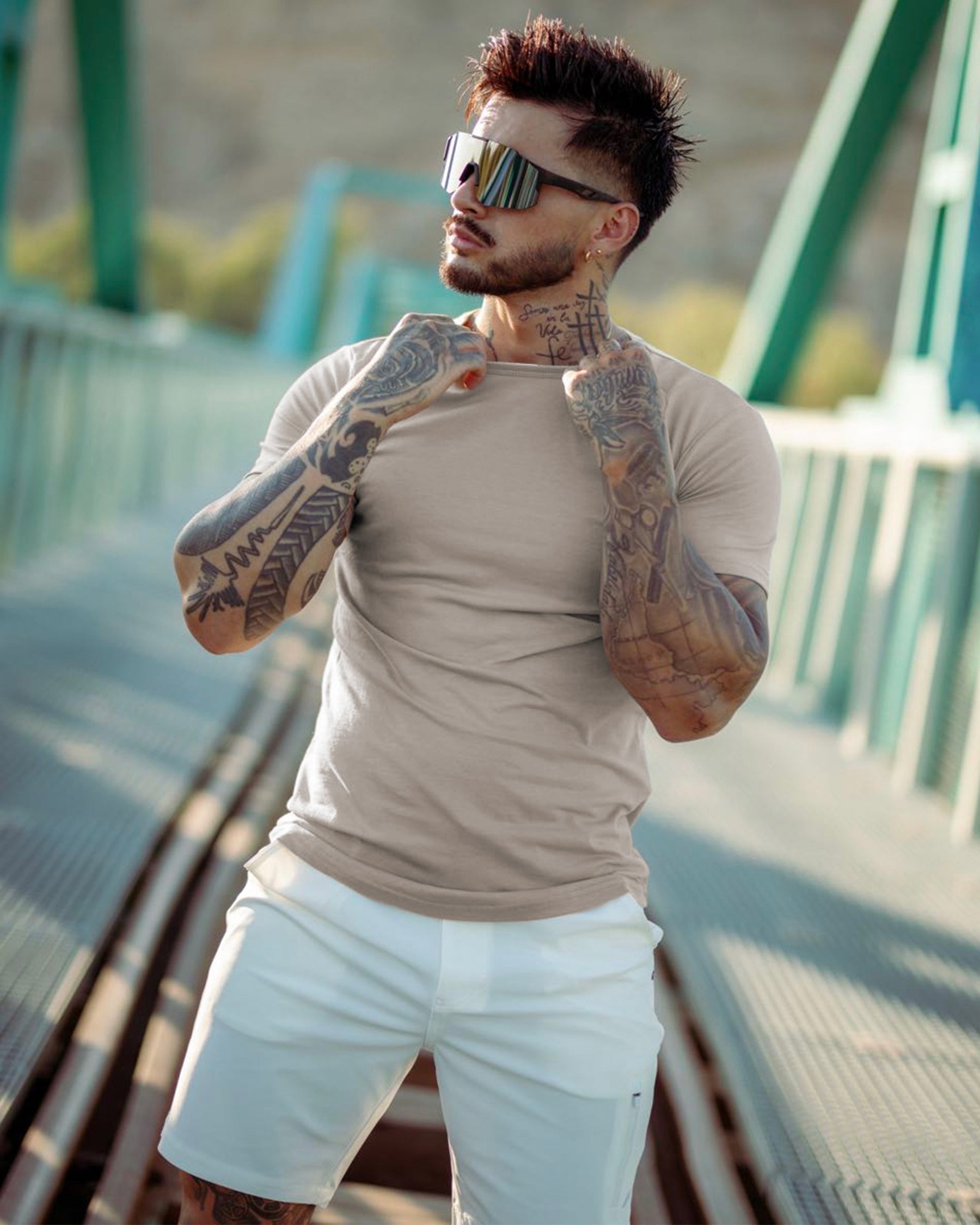All Day Elite Curve-Hem Tee Tech Kortermet