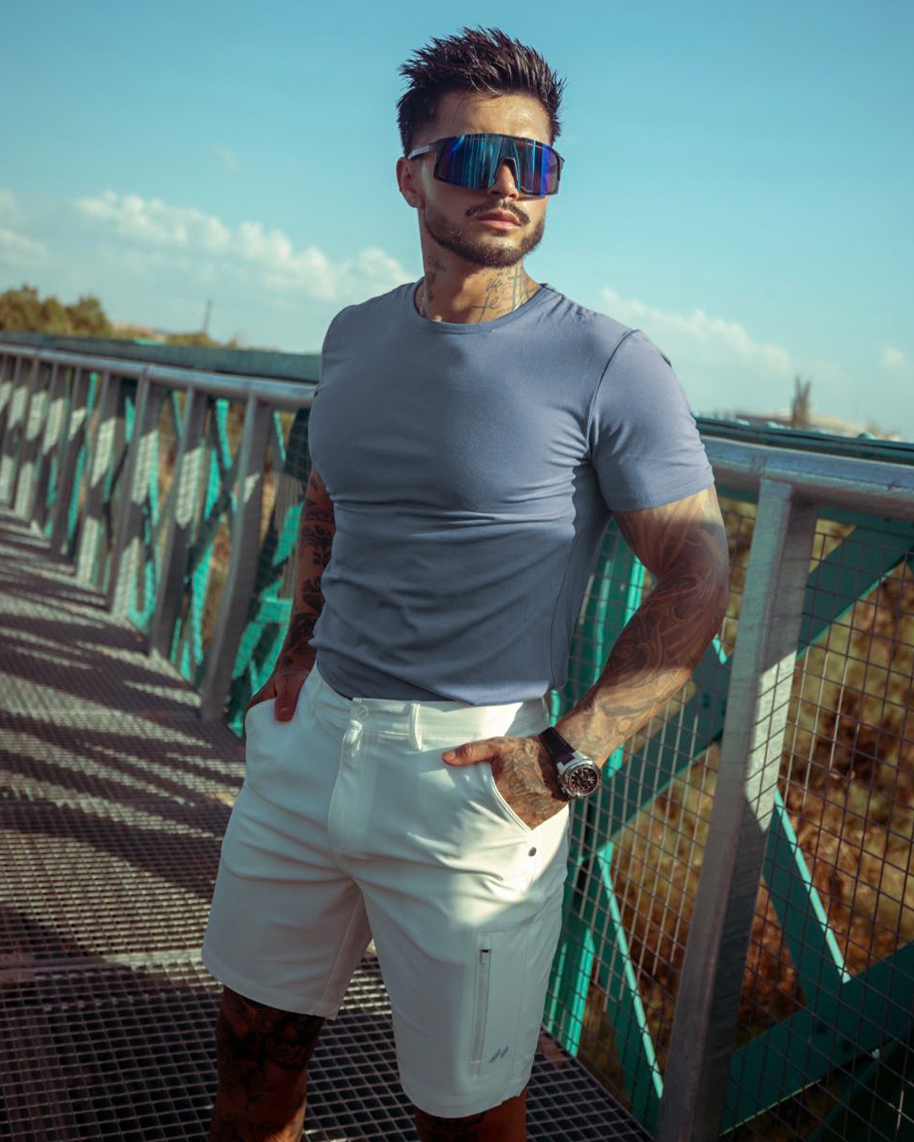All Day Elite Curve-Hem Tee Kortermet – Aktiv passform