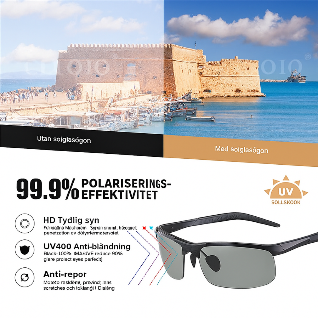 Patina™ Strato – Fotokromatiska körglasögon med polariserade linser (1+1 gratis)