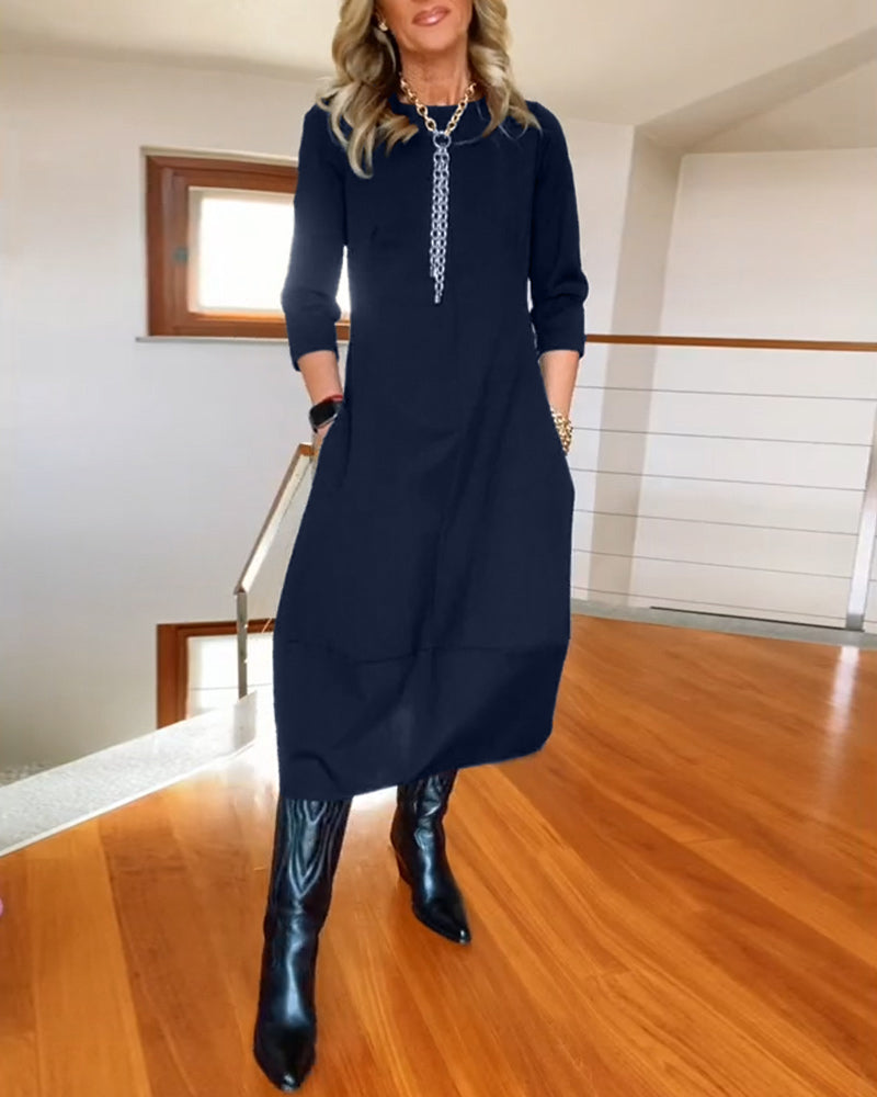 Astrid | Elegant og Komfortabel Kjole