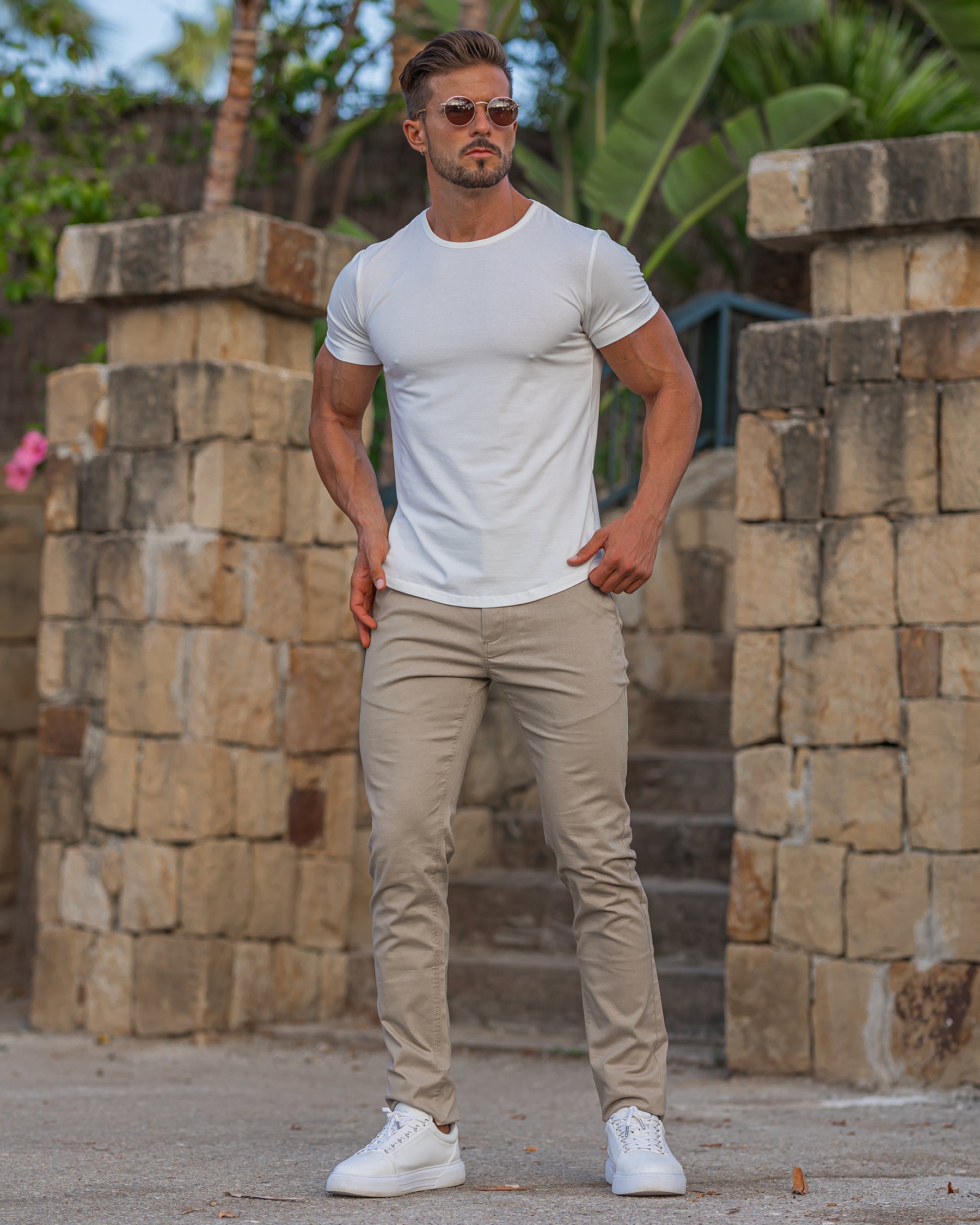 All Day Elite Curve-Hem Tee Tech Kortermet