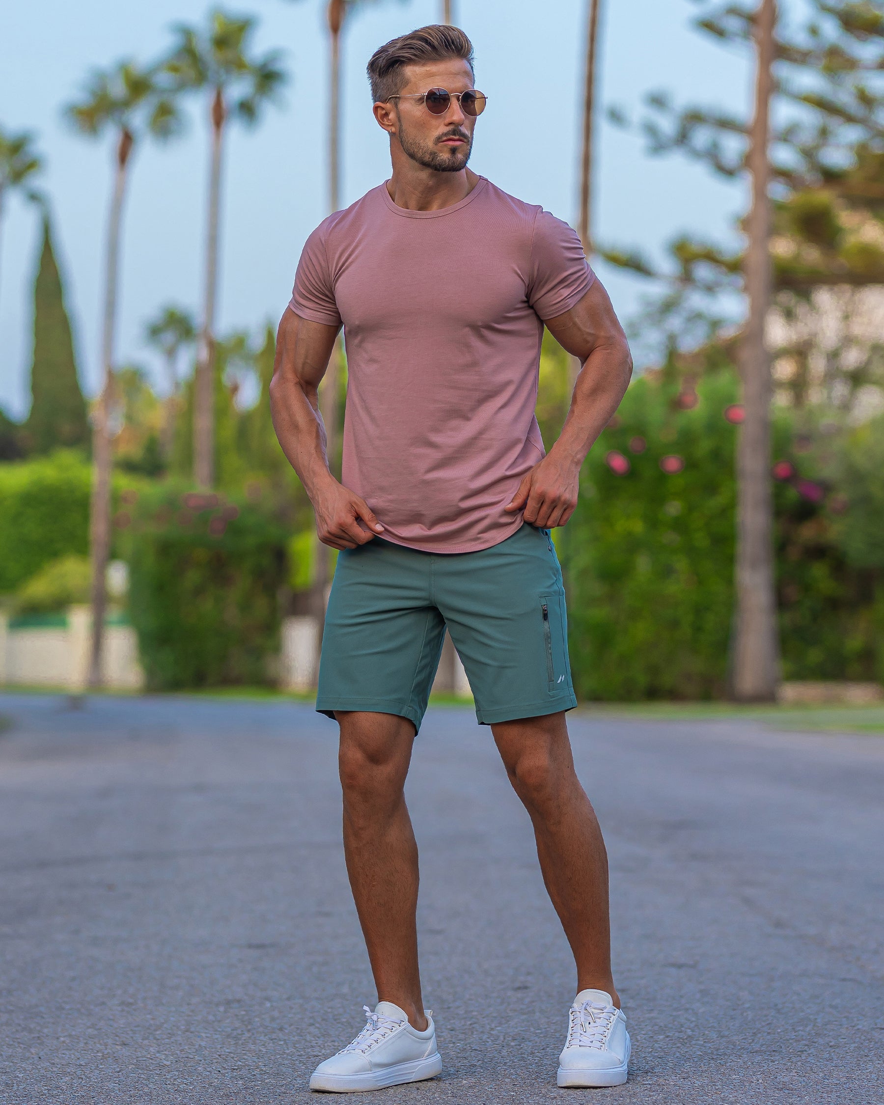 All Day Elite Curve-Hem Tee Kortermet – Aktiv passform