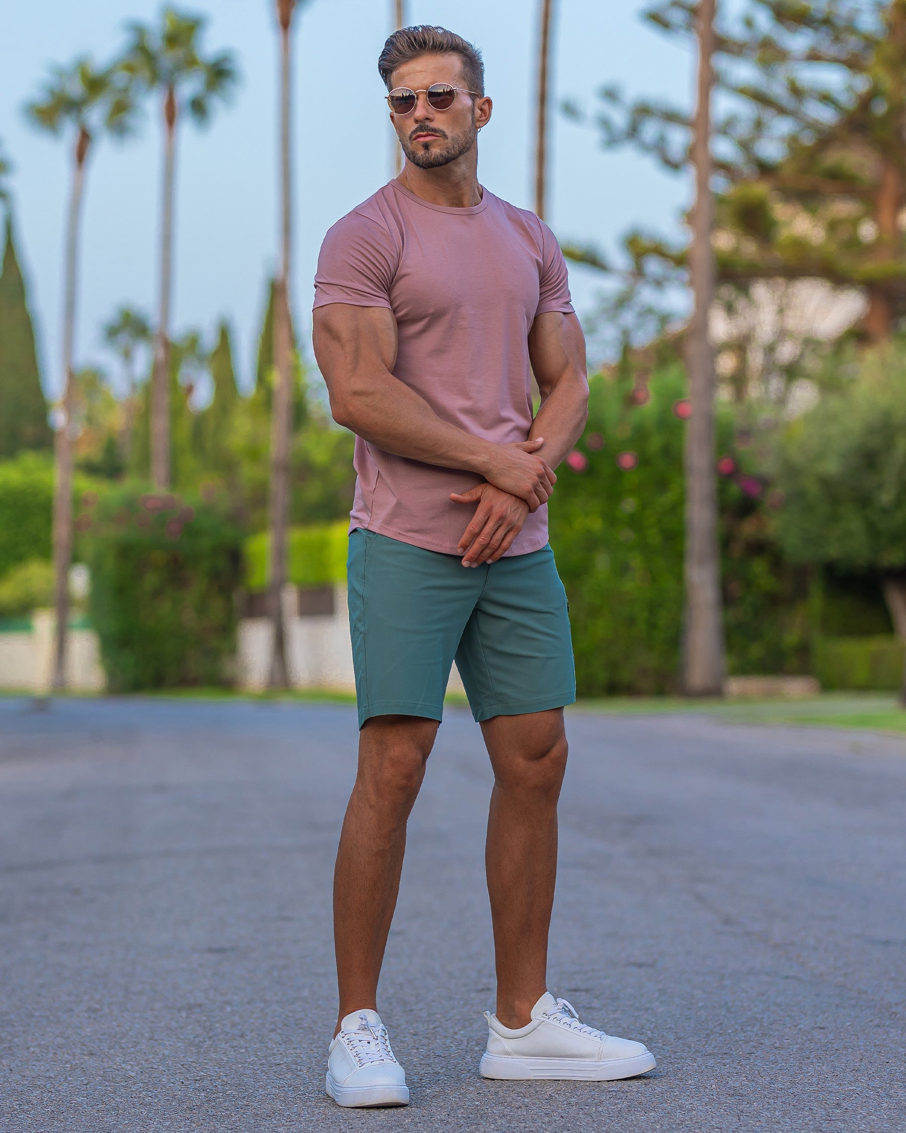 All Day Elite Curve-Hem Tee Kortermet – Aktiv passform