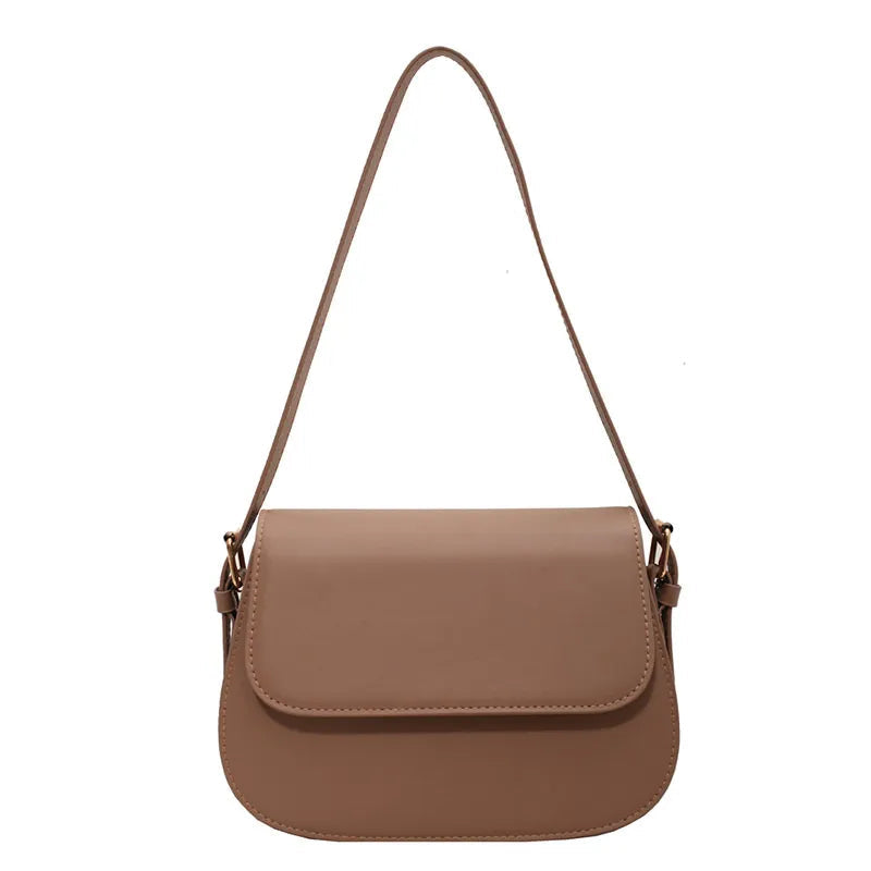 Eldborg | Elegant skulderveske i dempet nude-tone