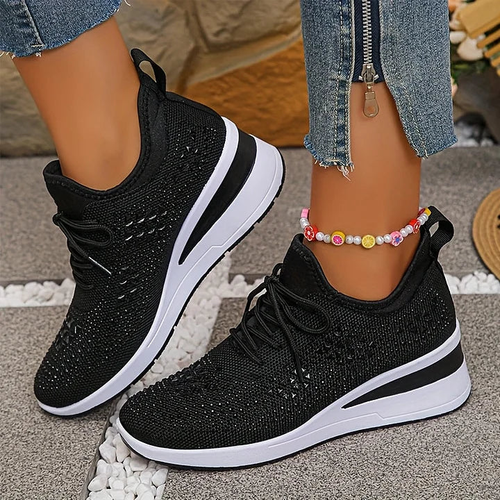 Solveig™ | Glitrende og komfortable sneakers