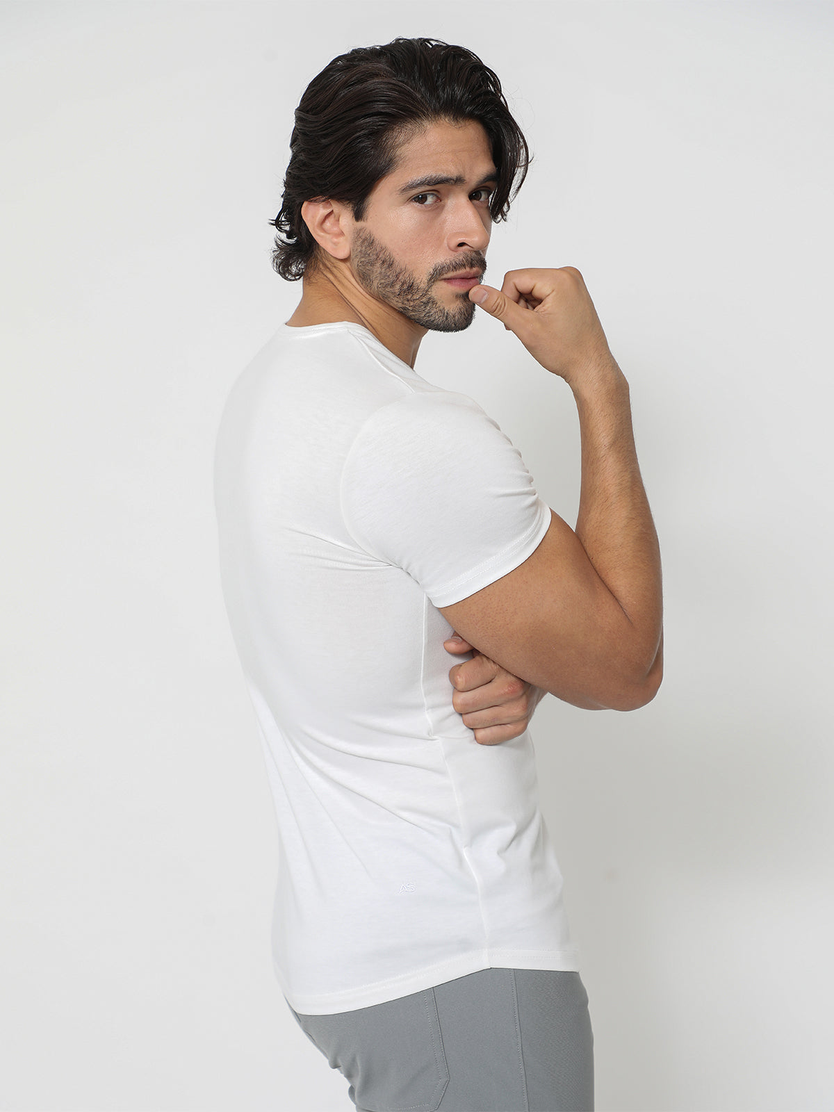 All Day Elite Curve-Hem Tee Kortermet