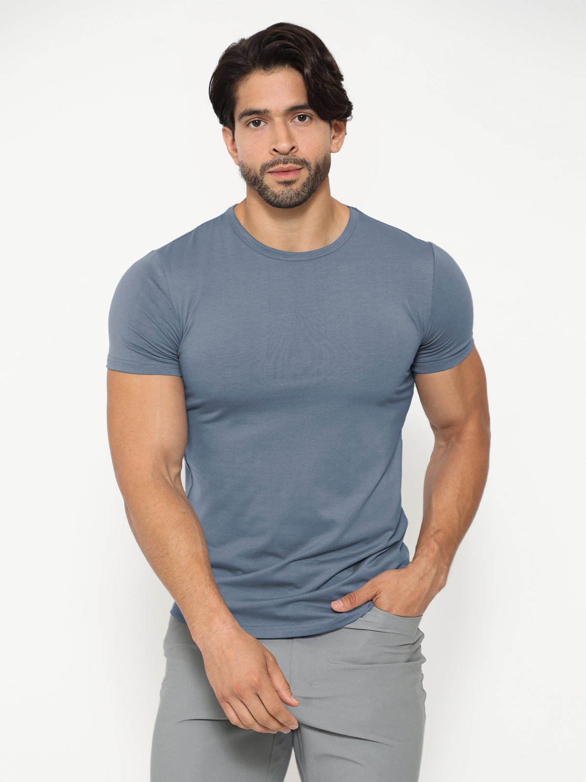 All Day Elite Curve-Hem Tee Kortermet – Aktiv passform