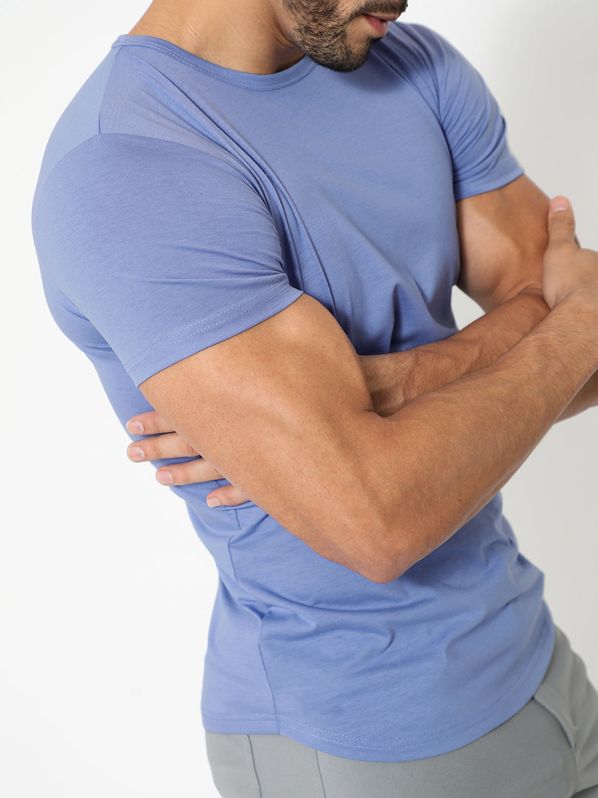 All Day Elite Curve-Hem Tee Kortermet – Aktiv passform