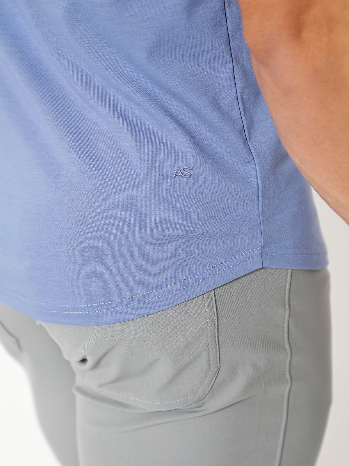 All Day Elite Curve-Hem Tee Kortermet – Aktiv passform