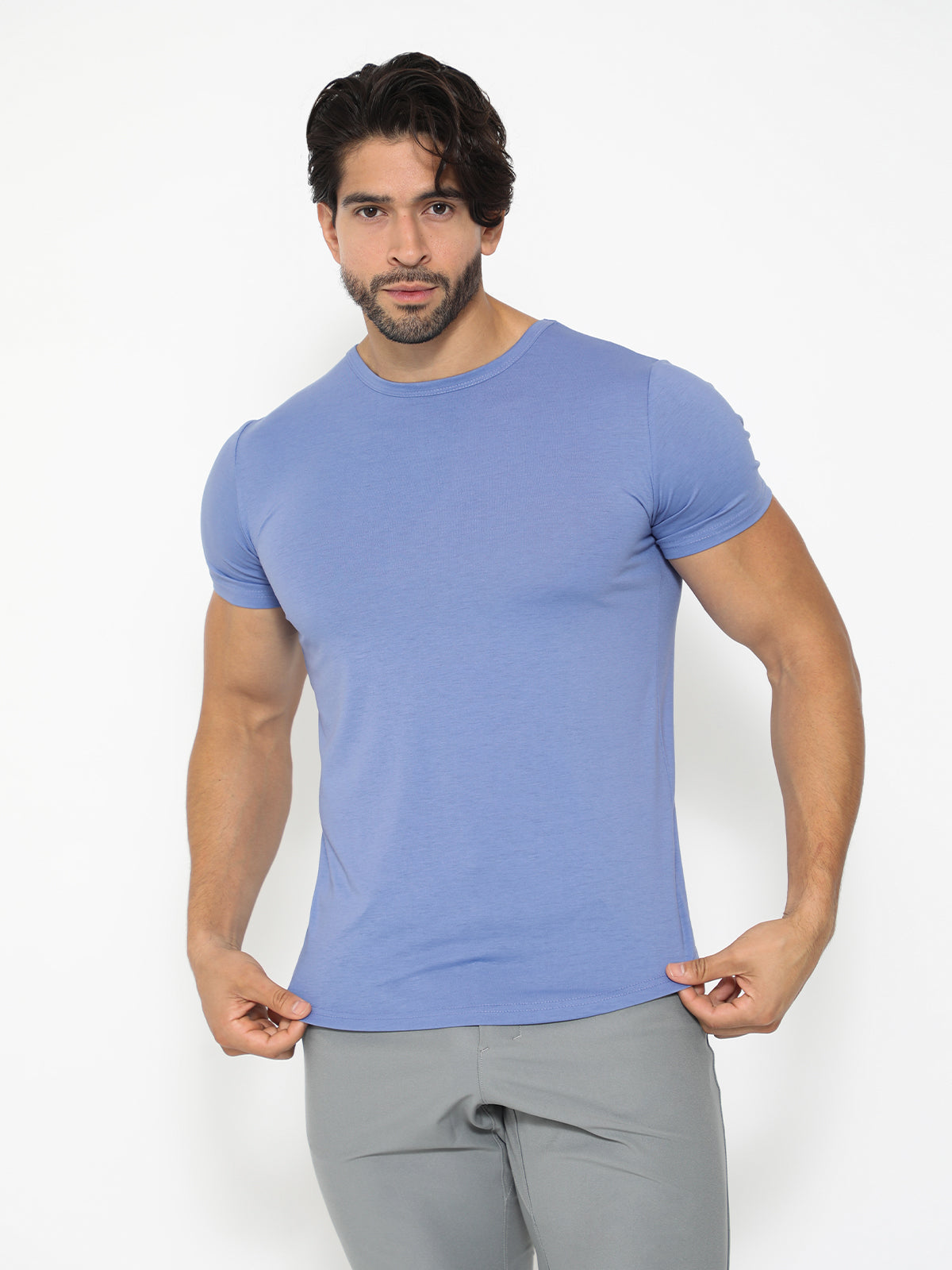 All Day Elite Curve-Hem Tee Kortermet