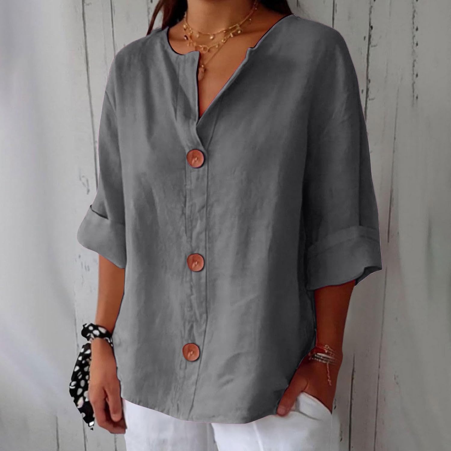 Noora™ | Avslappet linkbluse med tidløs eleganse