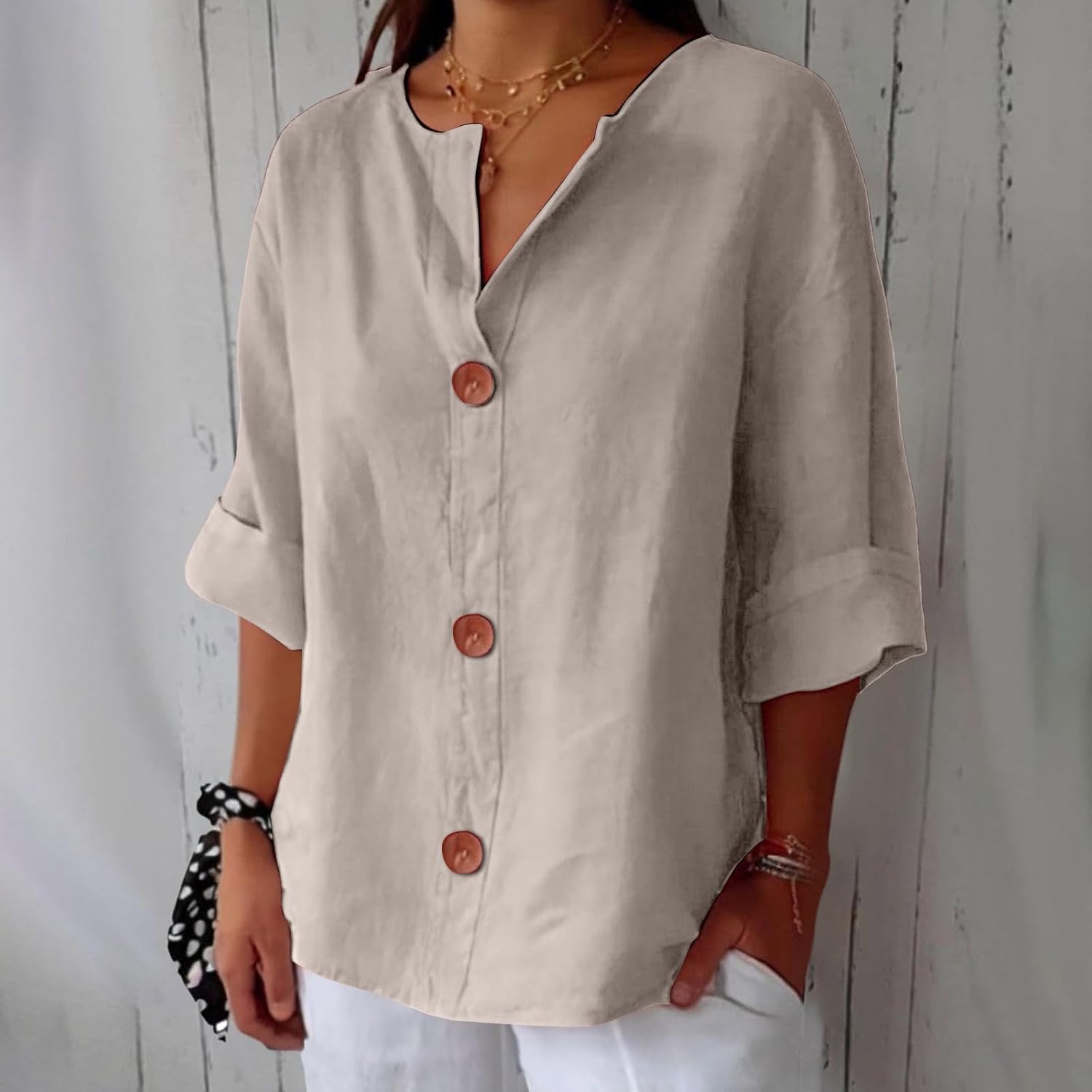 Noora™ | Avslappet linkbluse med tidløs eleganse