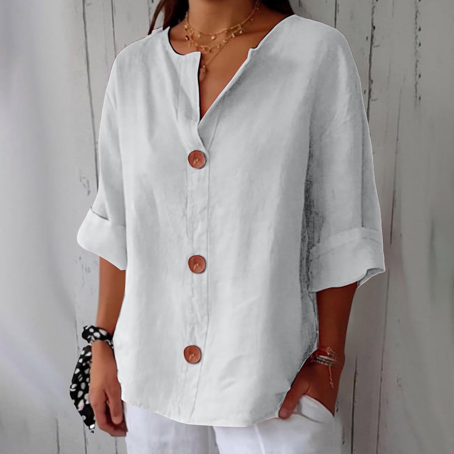 Noora™ | Avslappet linkbluse med tidløs eleganse
