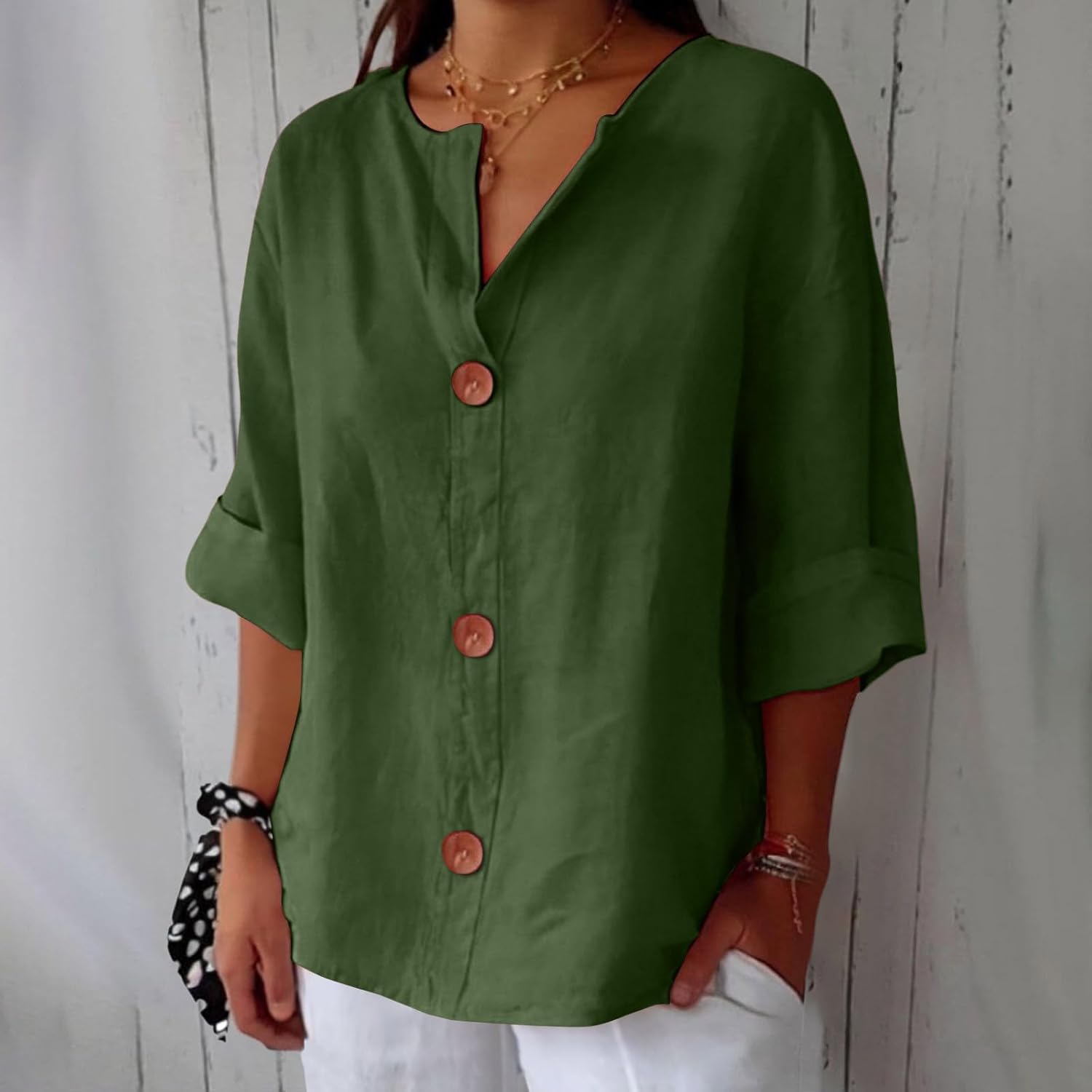 Noora™ | Avslappet linkbluse med tidløs eleganse