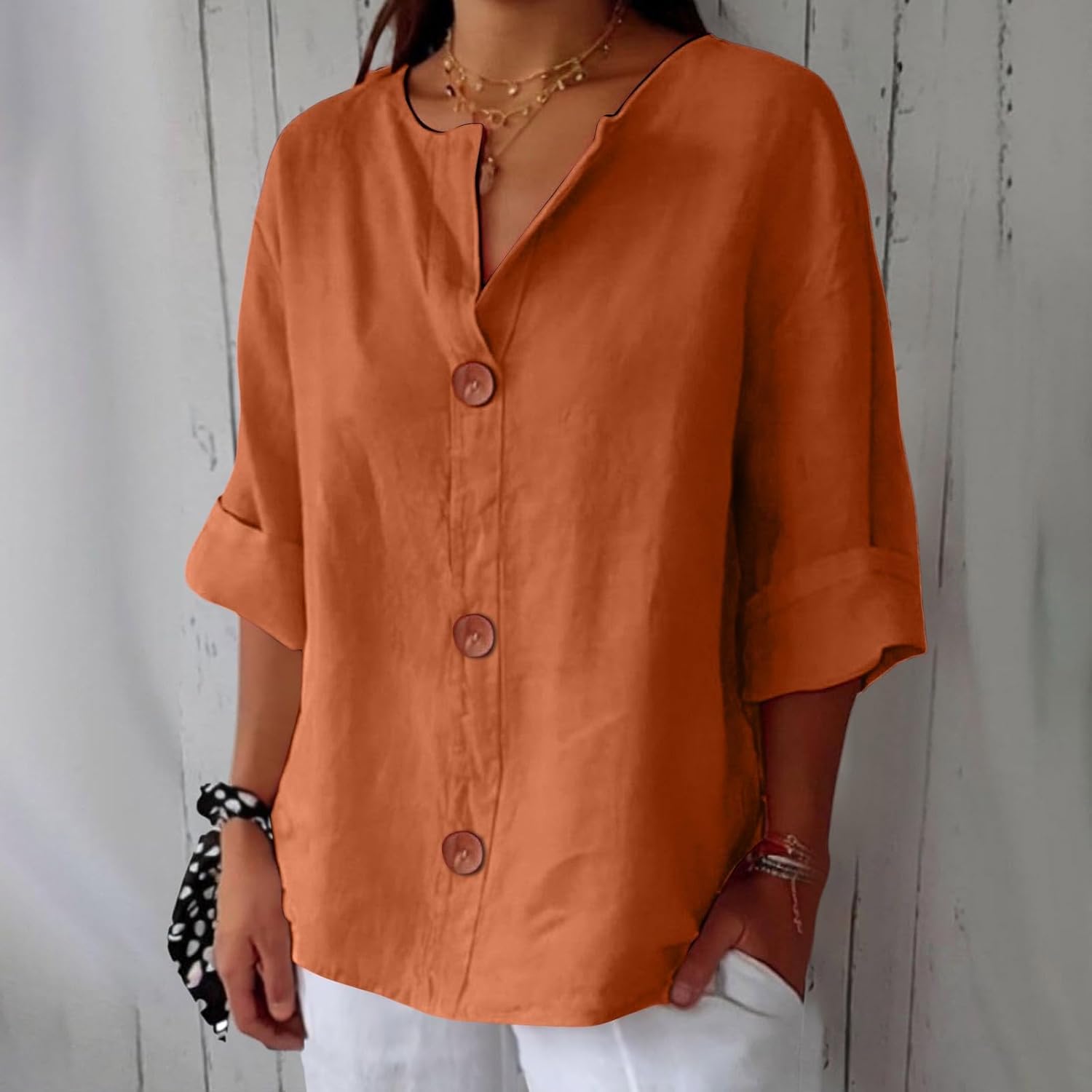 Noora™ | Avslappet linkbluse med tidløs eleganse