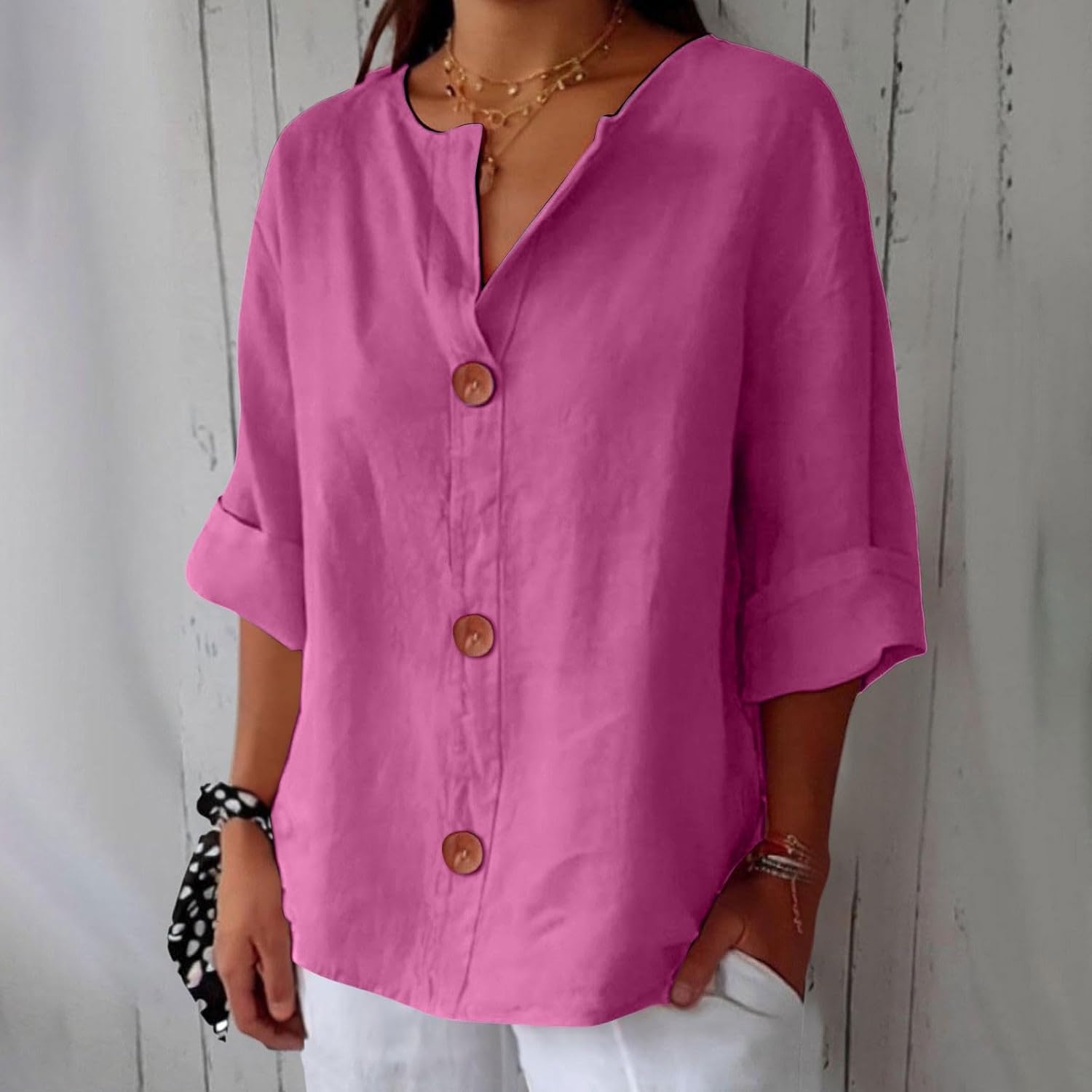 Noora™ | Avslappet linkbluse med tidløs eleganse