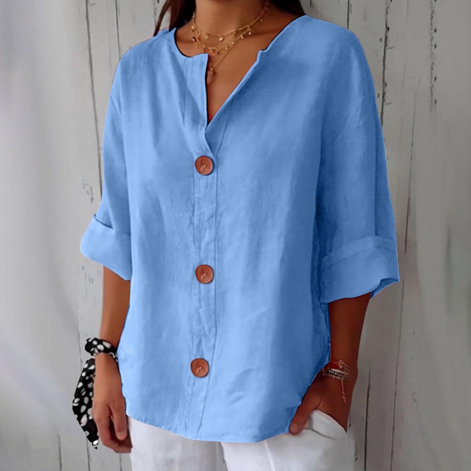 Noora™ | Avslappet linkbluse med tidløs eleganse