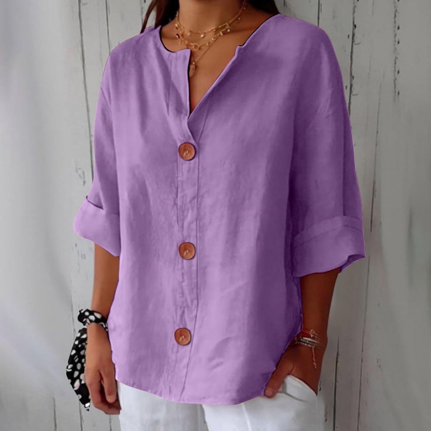 Noora™ | Avslappet linkbluse med tidløs eleganse