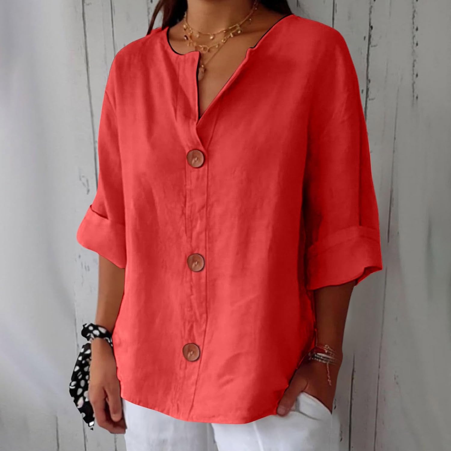 Noora™ | Avslappet linkbluse med tidløs eleganse