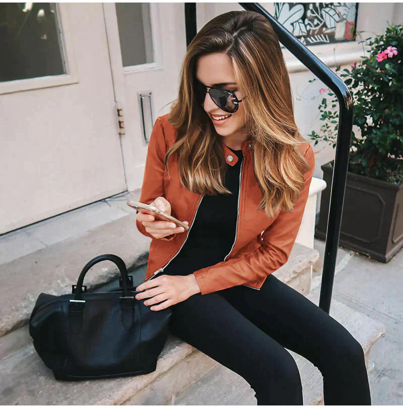 Svanhild | Elegant skinnjakke med minimalistisk snitt