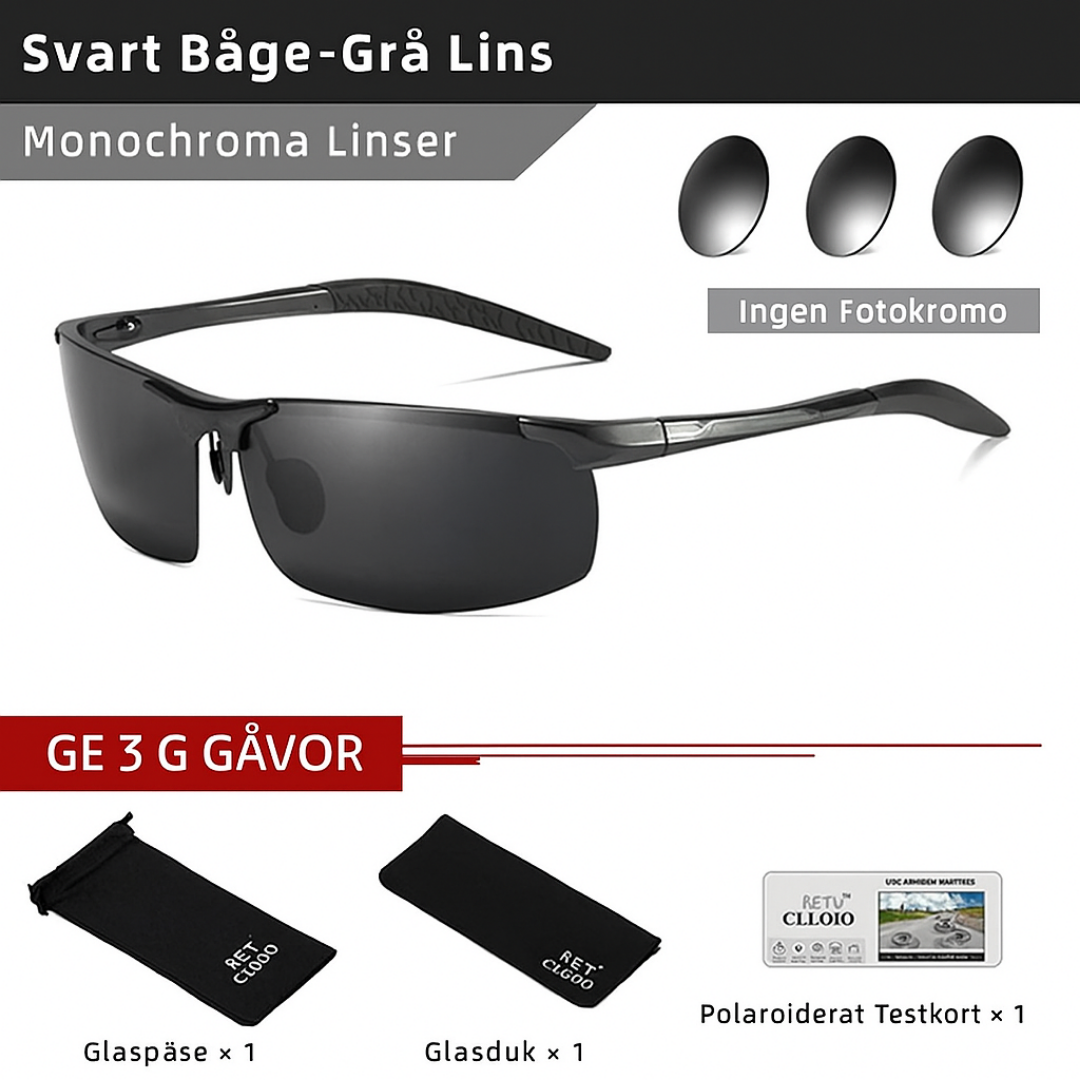 Patina™ Strato – Fotokromatiska körglasögon med polariserade linser (1+1 gratis)