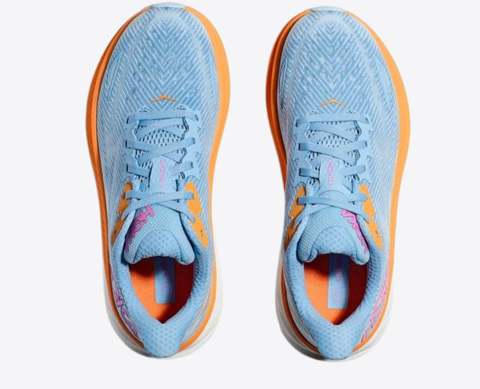 Clifton 9 Sneakers Blå Oransje