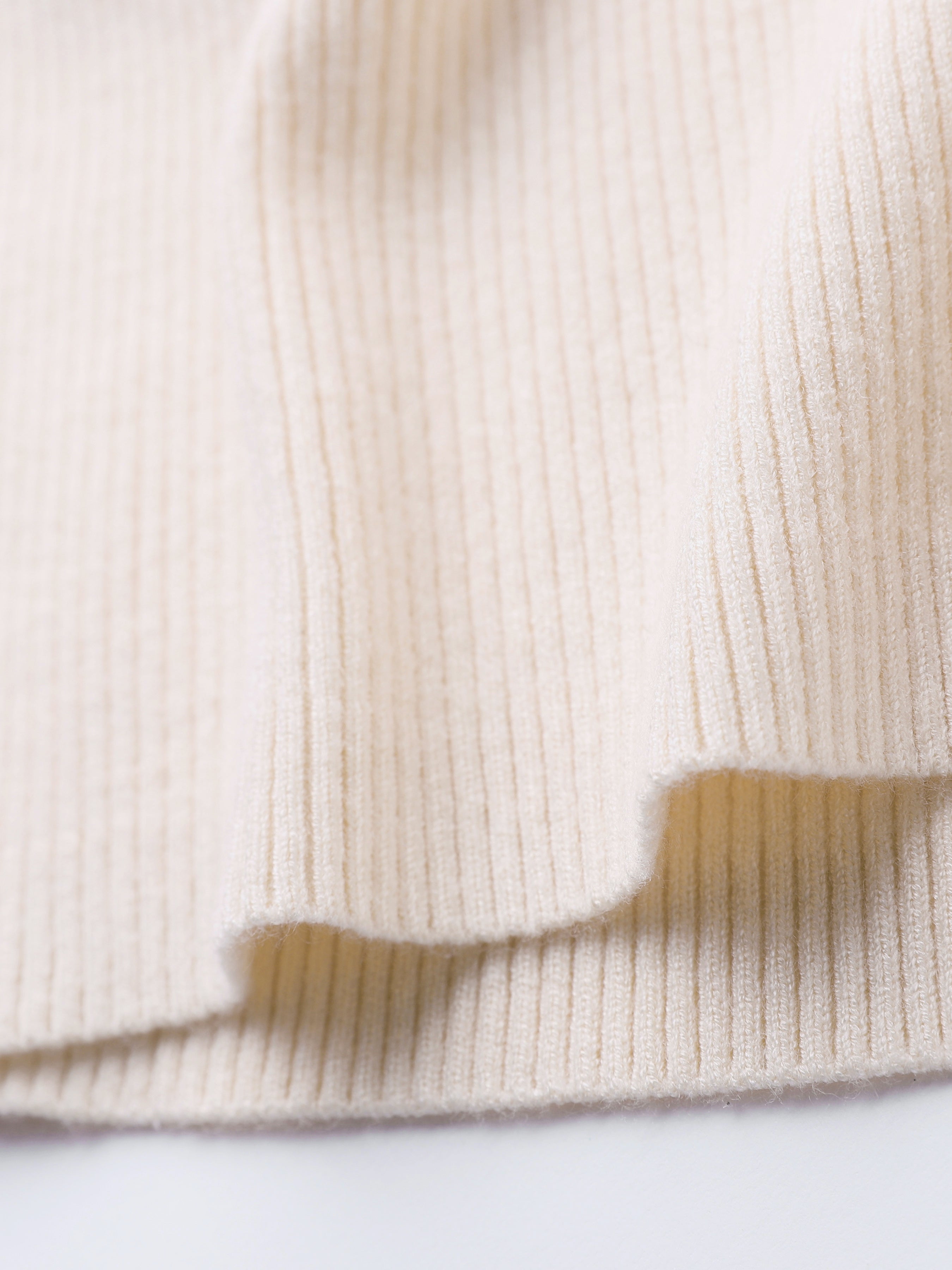 High Neck Langermet Midikjole