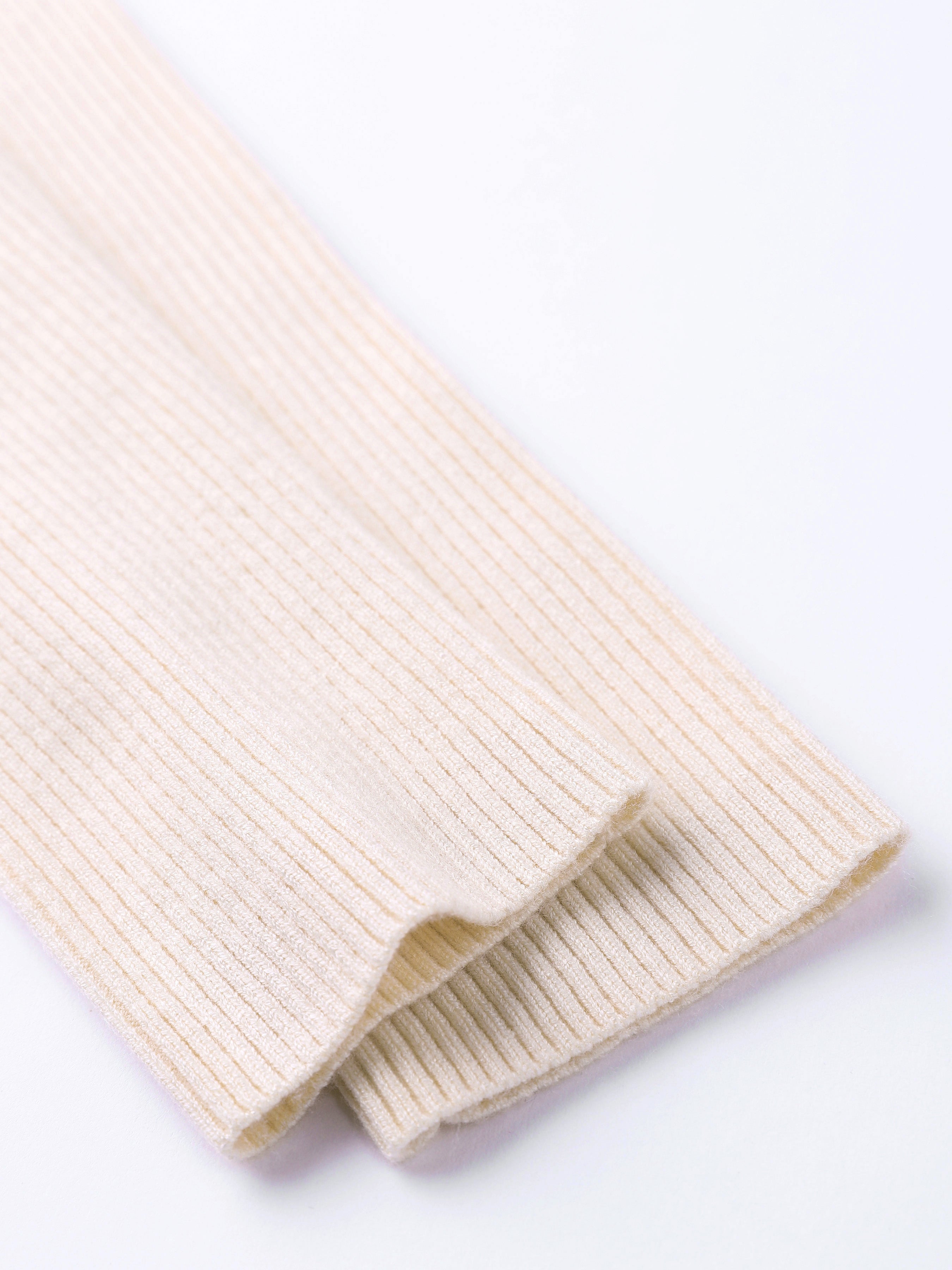High Neck Langermet Midikjole