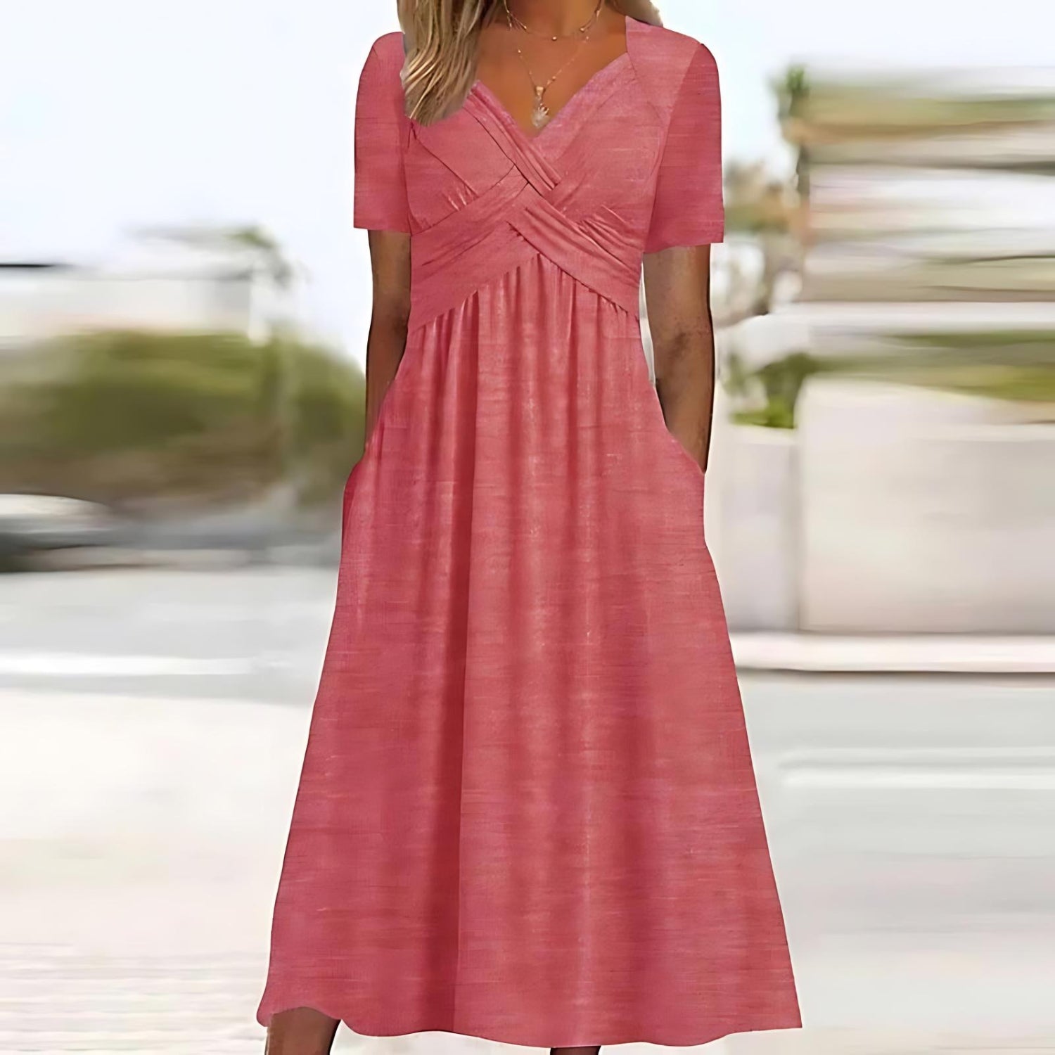 Gry | Elegant Midi Kjole