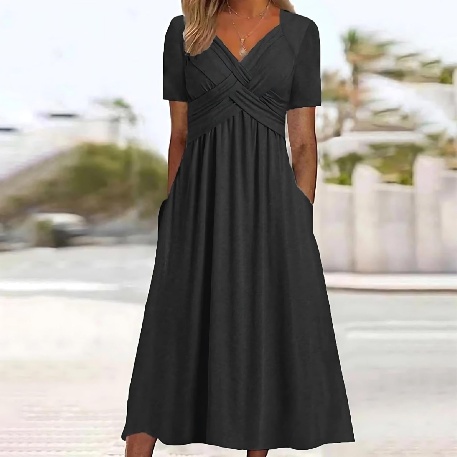 Gry | Elegant Midi Kjole