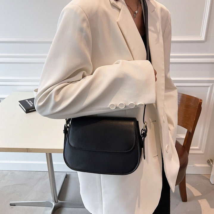 Eldborg | Elegant skulderveske i dempet nude-tone