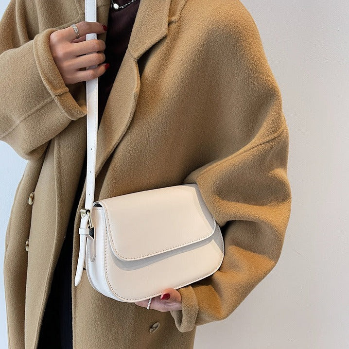 Eldborg | Elegant skulderveske i dempet nude-tone