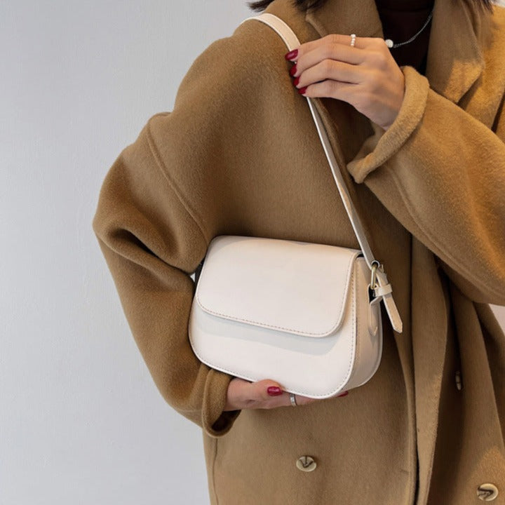 Eldborg | Elegant skulderveske i dempet nude-tone