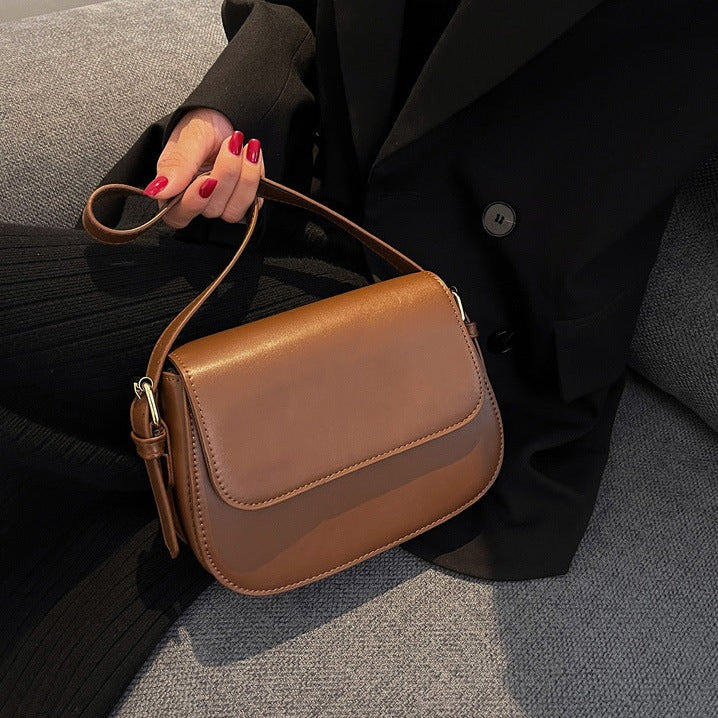 Eldborg | Elegant skulderveske i dempet nude-tone