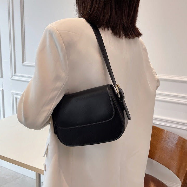 Eldborg | Elegant skulderveske i dempet nude-tone