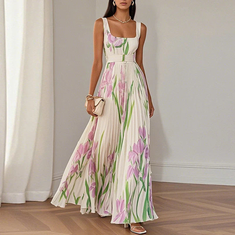 ELOWYS – ELEGANT BLOMSTRET KJOLE
