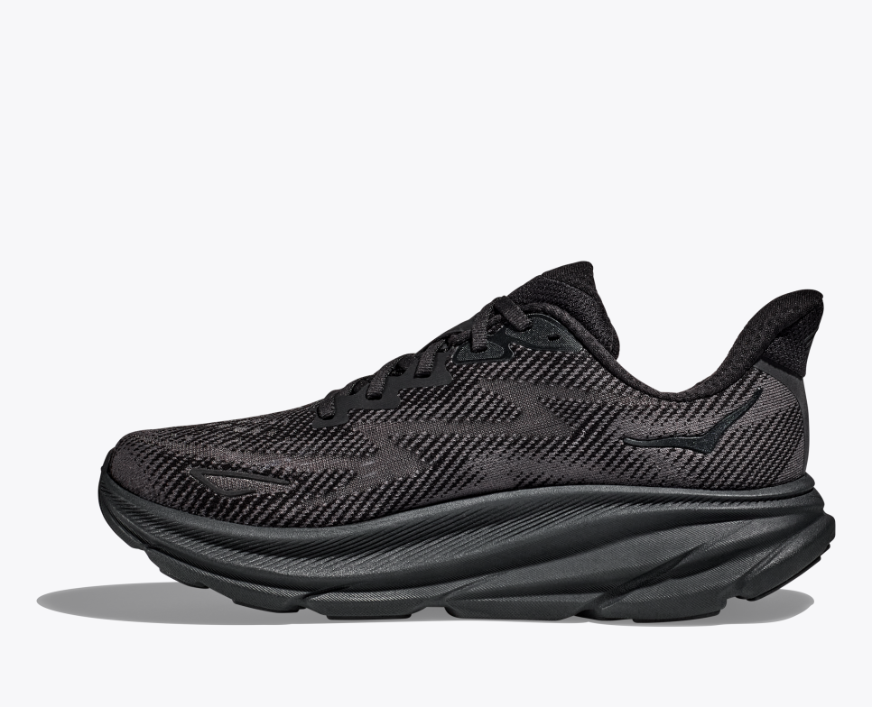 Clifton 9 Sneakers Helt Svart