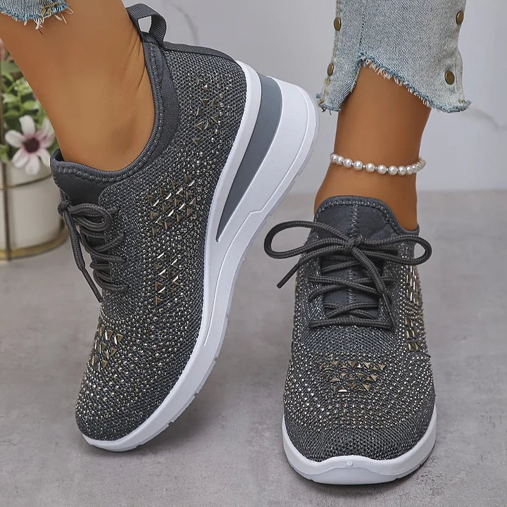 Solveig™ | Glitrende og komfortable sneakers