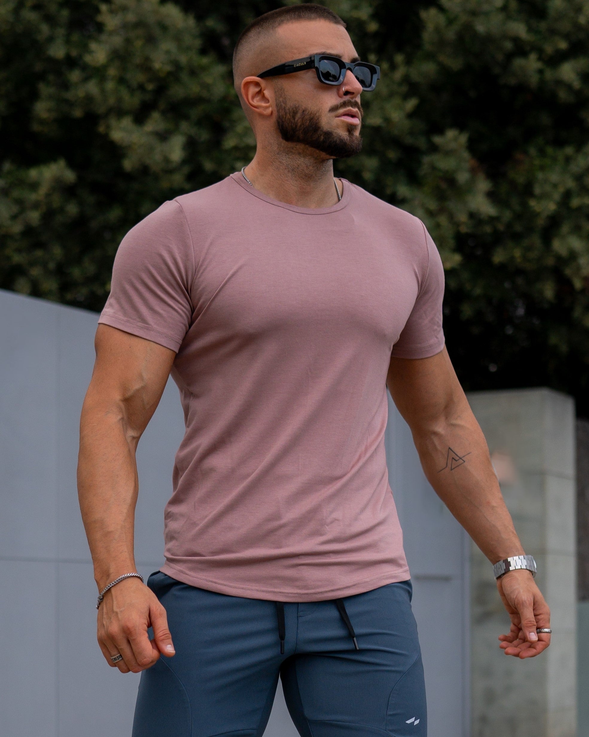 All Day Elite Curve-Hem Tee Tech Kortermet