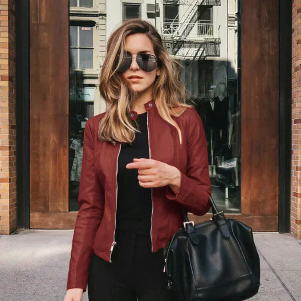 Svanhild | Elegant skinnjakke med minimalistisk snitt