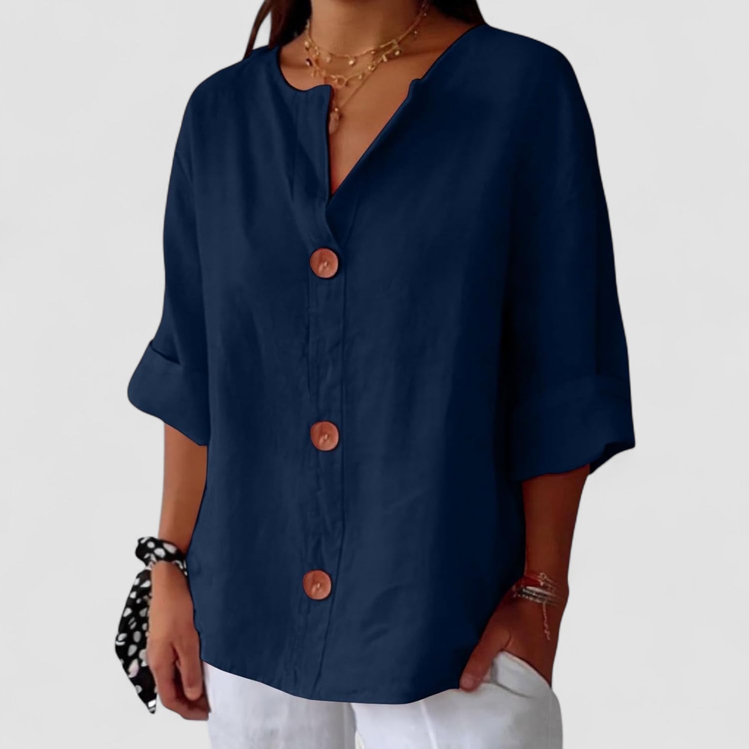 Noora™ | Avslappet linkbluse med tidløs eleganse