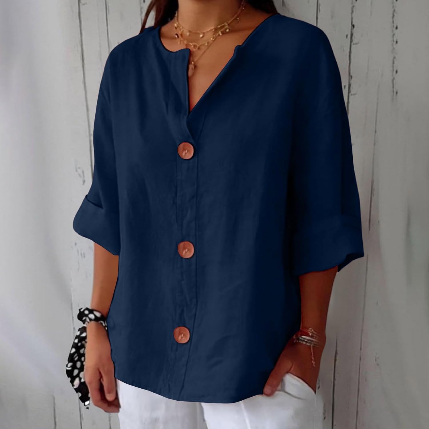 Noora™ | Avslappet linkbluse med tidløs eleganse