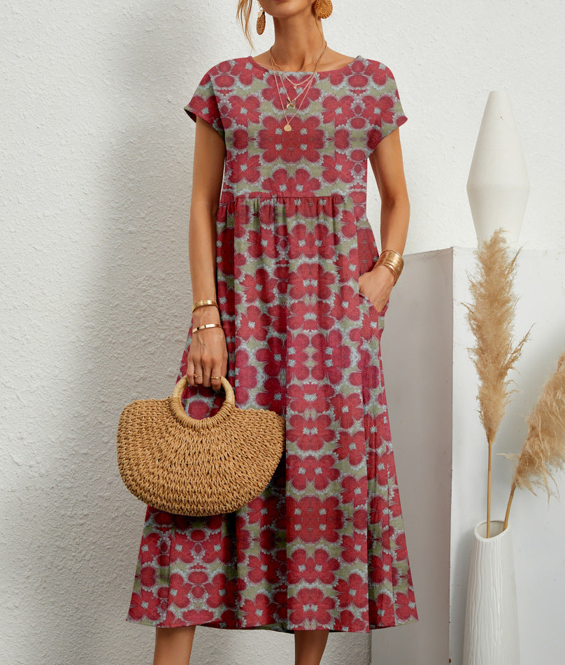Ylva – Elegant Blomsterkjole