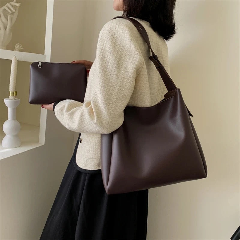 Asløg | Minimalistisk skulderveske i moderne snitt