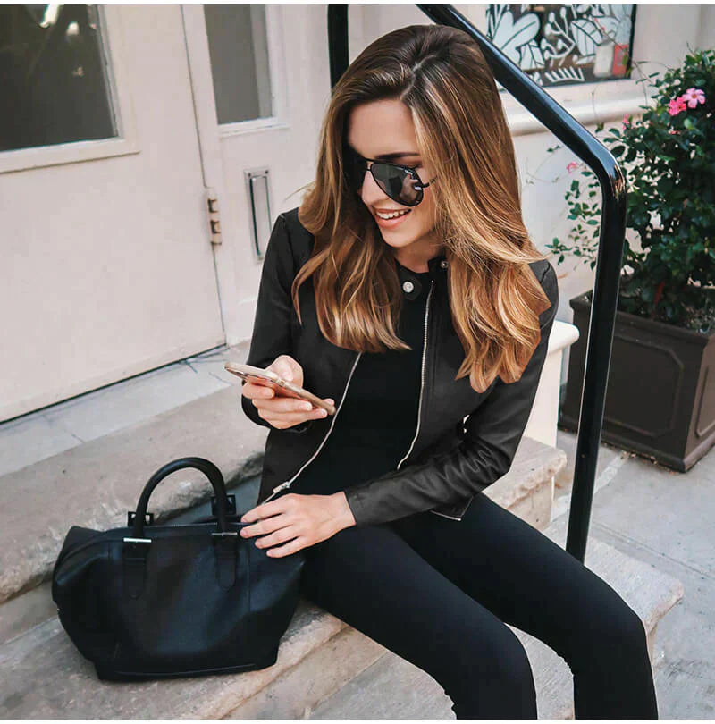 Svanhild | Elegant skinnjakke med minimalistisk snitt