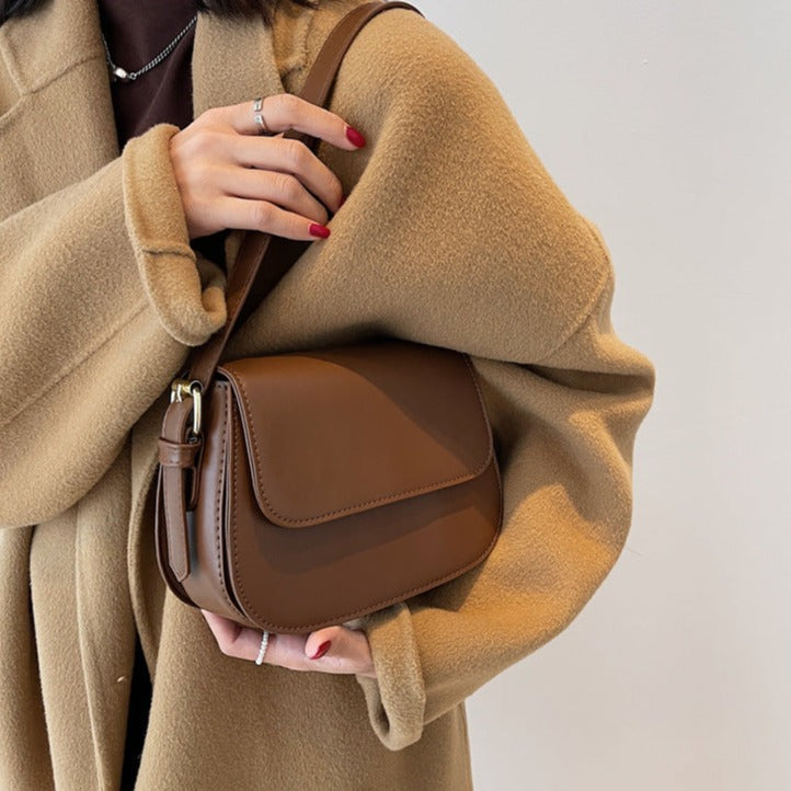 Eldborg | Elegant skulderveske i dempet nude-tone