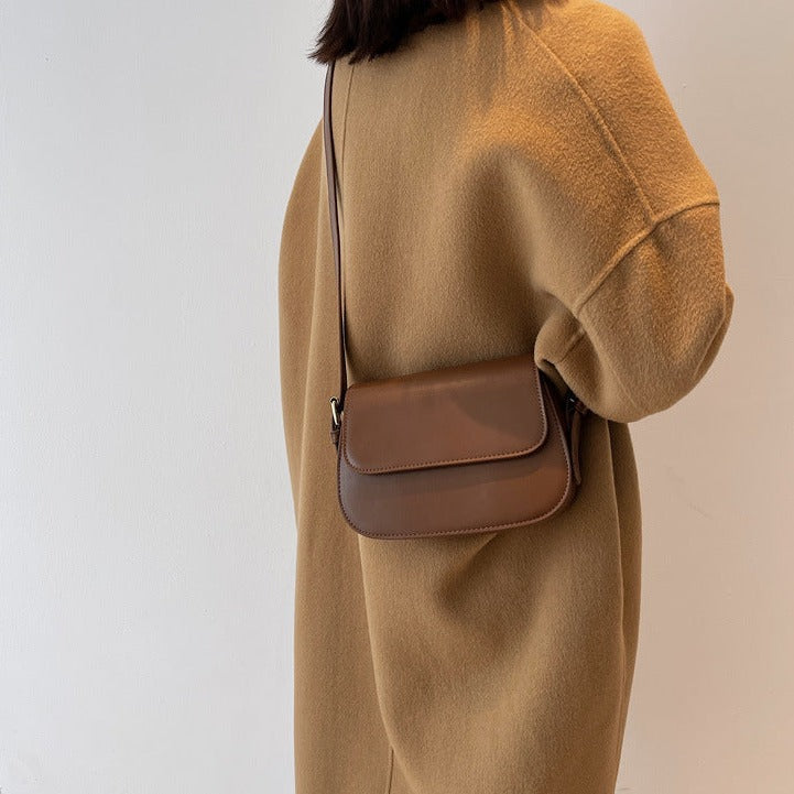 Eldborg | Elegant skulderveske i dempet nude-tone