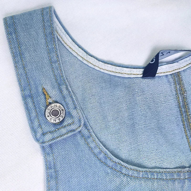 Elfrid | Ermeløs Denimkjole
